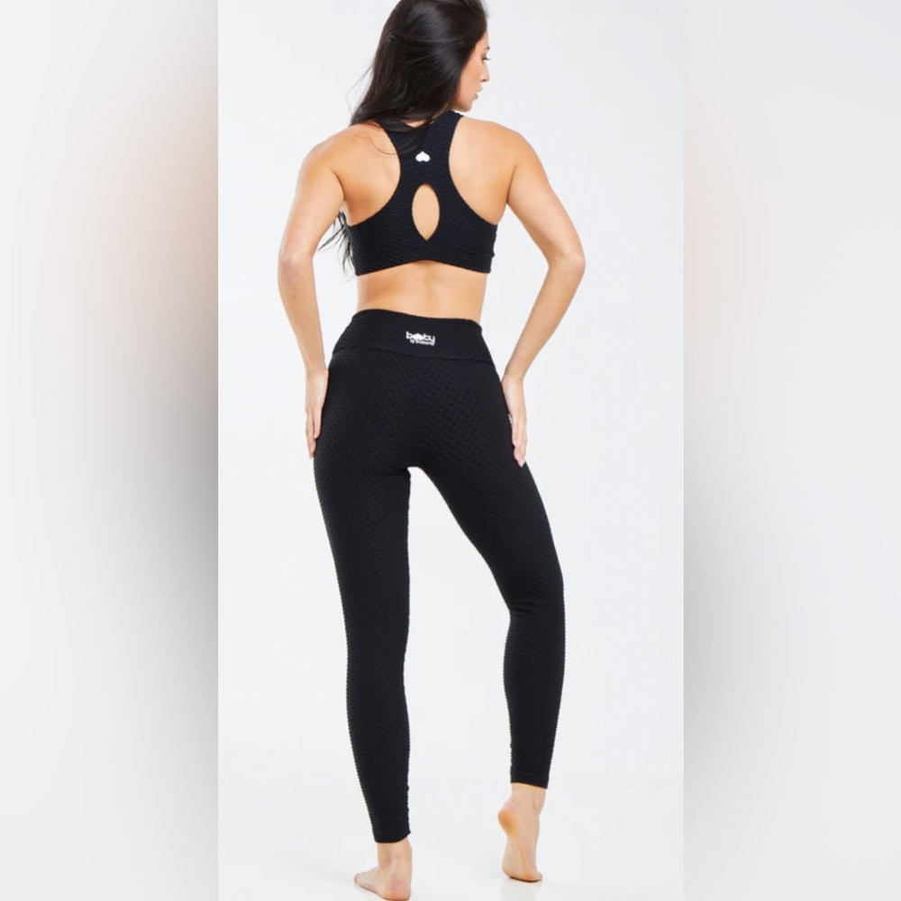 Booty by Brabants black leggings Croc Skin leggings One Size OSFM